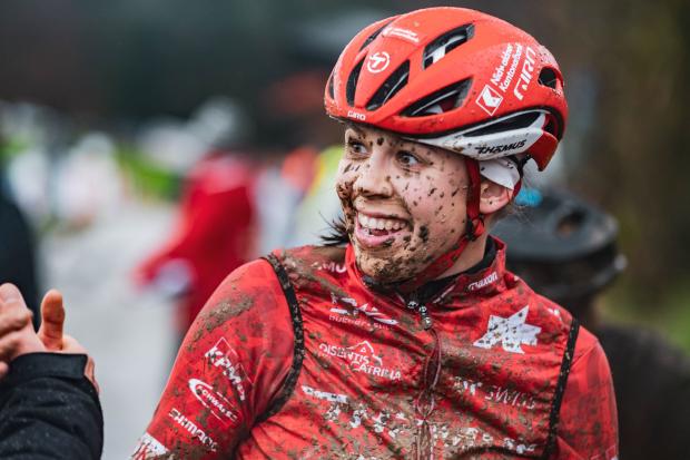 The two-time Swiss CX champion Alessandra Keller about the new CRC: "Despite the muddy conditions at the National Championship, I had full confidence in my wheels. They felt really fast, and since I could ride them with very low air pressure, I had good grip and riding comfort, so I could save energy for the battle against my competitors."